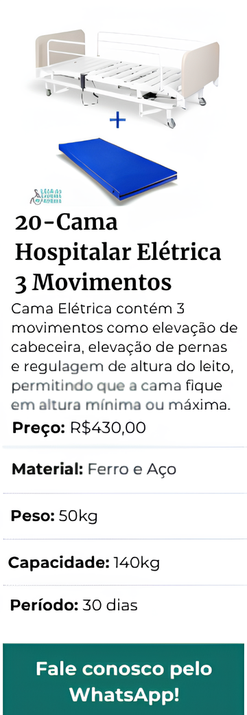 Cama Hospitalar Elétrica